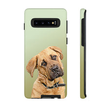 Load image into Gallery viewer, Custom Graphic Pet Portrait Art iPhone 15/14/13/12/11/10 X/8, Samsung Galaxy S10/S20/S21/S22, Samsung S20 FE/S21 FE, Google Pixel 5/6 Tough Phone Cases
