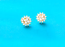 Load image into Gallery viewer, White Flower Earrings: Capturing Beauty, Love, and Commitment