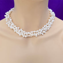 Load image into Gallery viewer, Freshwater Pearl Necklace – 3 Strands, 18 inches
