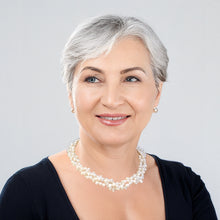 Load image into Gallery viewer, Freshwater Pearl Necklace – 3 Strands, 18 inches