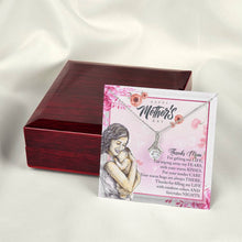 Load image into Gallery viewer, Mother's Day Alluring Ribbon Pendant Necklace Gift - Personalized Message Card