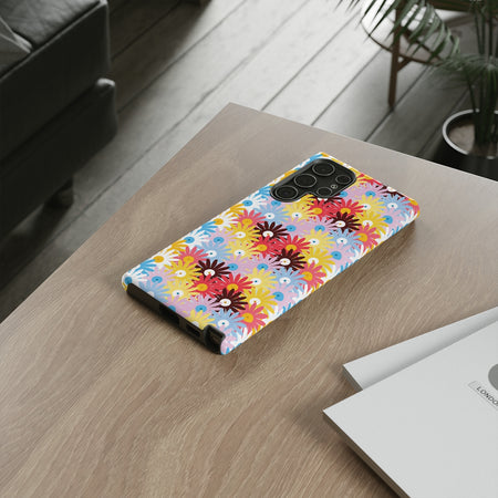 Beautiful Wildflowers Tough Covers for iPhone 15/14/13/12/11/10 X/8, Samsung Galaxy S10/S20/S21/S22, Samsung S20 FE/S21 FE, Google Pixel 5/6 Phone Cases