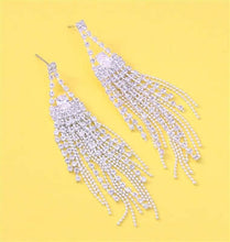 Load image into Gallery viewer, Fringe Chandelier Drop Earrings