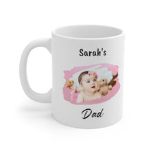 Load image into Gallery viewer, Personalized Baby's Photo Personalized Mug for First Time Dad, Gift for Father, Father’s Day Mug