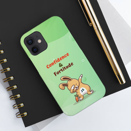 Dabbing Bunny Personalized Tough Cover for iPhone 14/13/12/11/10 X/8/7 and iPhone SE Phone Cases