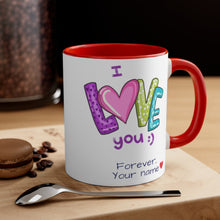 Load image into Gallery viewer, One of a Kind Rocks my World Personalized Mug, 11oz