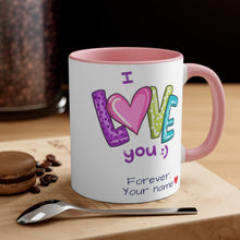 Load image into Gallery viewer, One of a Kind Rocks my World Personalized Mug, 11oz
