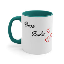 Load image into Gallery viewer, Boss Lady Personalized 11oz Accent Mug for Entrepreneur