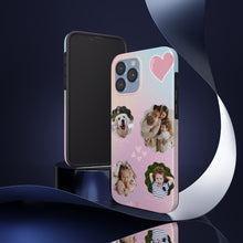 Load image into Gallery viewer, Personalized Family Photos Tough Cover for iPhone 14/13/12/11/10 X/8/7 and iPhone SE Phone Cases

