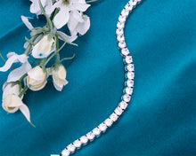 Load image into Gallery viewer, Synthetic Diamond 5mm Tennis Bracelet, 6 inches