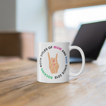 Load image into Gallery viewer, Rocking Single Dad Personalized Mug, Gift for Father, 2 Sided Custom 11oz Mug