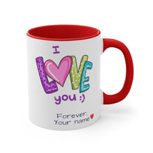 Load image into Gallery viewer, One of a Kind Rocks my World Personalized Mug, 11oz