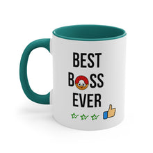 Load image into Gallery viewer, One Awesome Boss 11oz Custom Accent Mug for Him