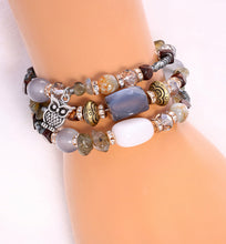 Load image into Gallery viewer, Magical Owl Adjustable Bracelet Wrap