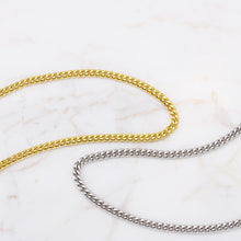 Load image into Gallery viewer, Cuban Link Fashion Gold Stainless Steel Chain for Boyfriend, Necklace Gift for Father - Personalized Message Card