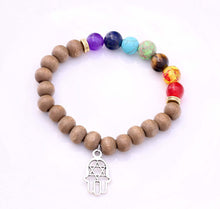 Load image into Gallery viewer, Faithful Hansa Elastic Beaded Bracelet