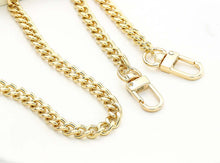 Load image into Gallery viewer, Gold Finish Steel Crossbody Handbag Strap