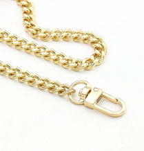 Load image into Gallery viewer, Gold Finish Steel Crossbody Handbag Strap