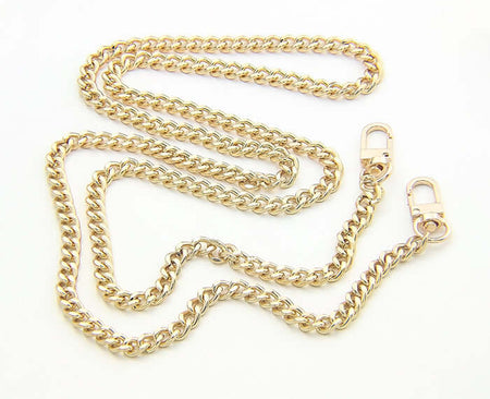 Gold Finish Steel Crossbody Handbag Strap