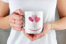 Load image into Gallery viewer, I am Grateful Mug, Cheer Up Motivational Gift, Spiritual Gift, 3 Sided Design 11oz Mug
