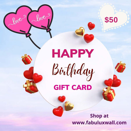 Happy Birthday - Digital E-Gift Cards