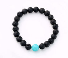 Load image into Gallery viewer, Chakra Lava Rock Bead Diffuser Bracelet