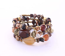 Load image into Gallery viewer, Golden Mocha Adjustable Bracelet Wrap