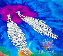 Load image into Gallery viewer, Fringe Chandelier Drop Earrings