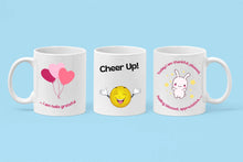 Load image into Gallery viewer, I am Grateful Mug, Cheer Up Motivational Gift, Spiritual Gift, 3 Sided Design 11oz Mug