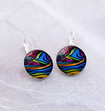 Load image into Gallery viewer, Multicolor Leverback Earrings, 32mm