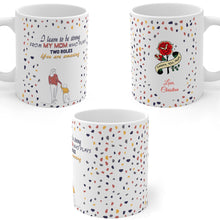 Load image into Gallery viewer, Super Single Mother from Daughter Mug Personalized Gift, Wrap Around Design Custom 11oz Mug