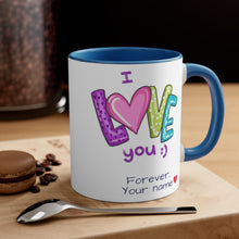 Load image into Gallery viewer, One of a Kind Rocks my World Personalized Mug, 11oz