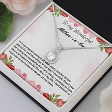 Load image into Gallery viewer, Mother-in-Law Pendant Necklace for Birthday, Hypoallergenic Stainless Steel Box Chain Necklace for Mother&#39;s Day Gift in Gift Message Box

