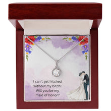 Load image into Gallery viewer, Funny Bridesmaid Proposal Necklace – Unique Gift with Personalized Message Card