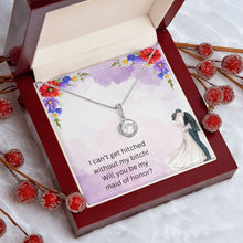 Load image into Gallery viewer, Funny Bridesmaid Proposal Necklace – Unique Gift with Personalized Message Card