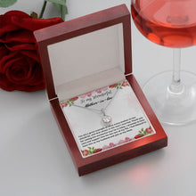 Load image into Gallery viewer, Birthday Gift for Mother-in-Law, Hypoallergenic Stainless Steel Box Chain Necklace for Mother's Day Gift - Personalized Message Card