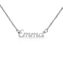 Load image into Gallery viewer, Stainless Steel Initial Necklace, Custom Name Jewelry