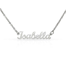 Load image into Gallery viewer, Stainless Steel Initial Necklace, Custom Name Jewelry