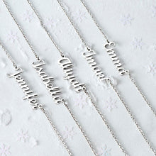 Load image into Gallery viewer, Stainless Steel Initial Necklace, Custom Name Jewelry