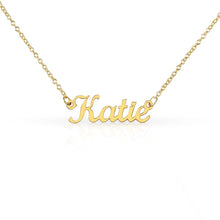 Load image into Gallery viewer, Stainless Steel Initial Necklace, Custom Name Jewelry