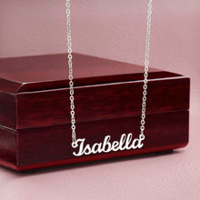 Load image into Gallery viewer, Stainless Steel Initial Necklace, Custom Name Jewelry