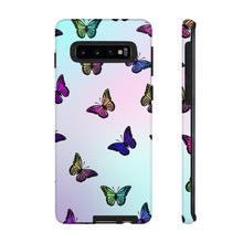 Load image into Gallery viewer, Colorful Butterfly iPhone 15/14/13/12/11/10 X/8, Samsung Galaxy S10/S20/S21/S22, Samsung S20 FE/S21 FE, Google Pixel 5/6 Tough Phone Cases
