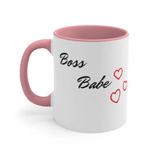 Load image into Gallery viewer, Boss Lady Personalized 11oz Accent Mug for Entrepreneur