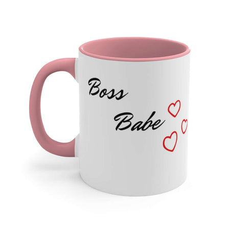 Boss Lady Personalized 11oz Accent Mug for Entrepreneur