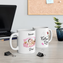 Load image into Gallery viewer, Personalized Baby's Photo Personalized Mug for First Time Dad, Gift for Father, Father’s Day Mug