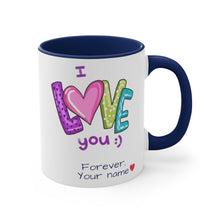 Load image into Gallery viewer, One of a Kind Rocks my World Personalized Mug, 11oz