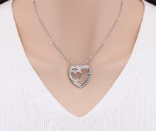 Load image into Gallery viewer, I Will Always Love You Hearts Necklace