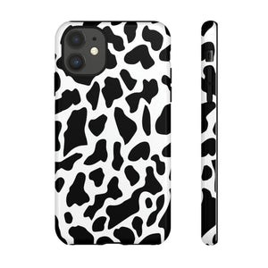 Cow Skin Print iPhone 15/14/13/12/11/10 X/8, Samsung Galaxy S10/S20/S21/S22, Samsung S20 FE/S21 FE, Google Pixel 5/6 Tough Phone Cases