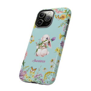 Abundance Bunny iPhone 15/14/13/12/11/10 X/8, Samsung Galaxy S10/S20/S21/S22, Samsung S20 FE/S21 FE, Google Pixel 5/6 Tough Phone Cases