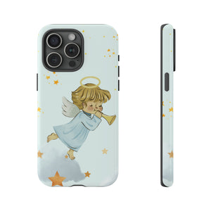 Magical Angel iPhone 15/14/13/12/11/10 X/8, Samsung Galaxy S10/S20/S21/S22, Samsung S20 FE/S21 FE, Google Pixel 5/6 Tough Phone Cases